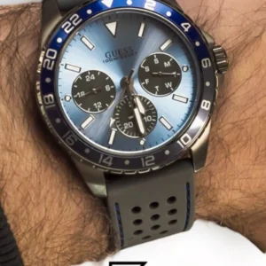 Men,Watches,Men,Original Watches Guess original-watches Blue Silicon Strap Watch Men's Watch - W1108G6 Guess