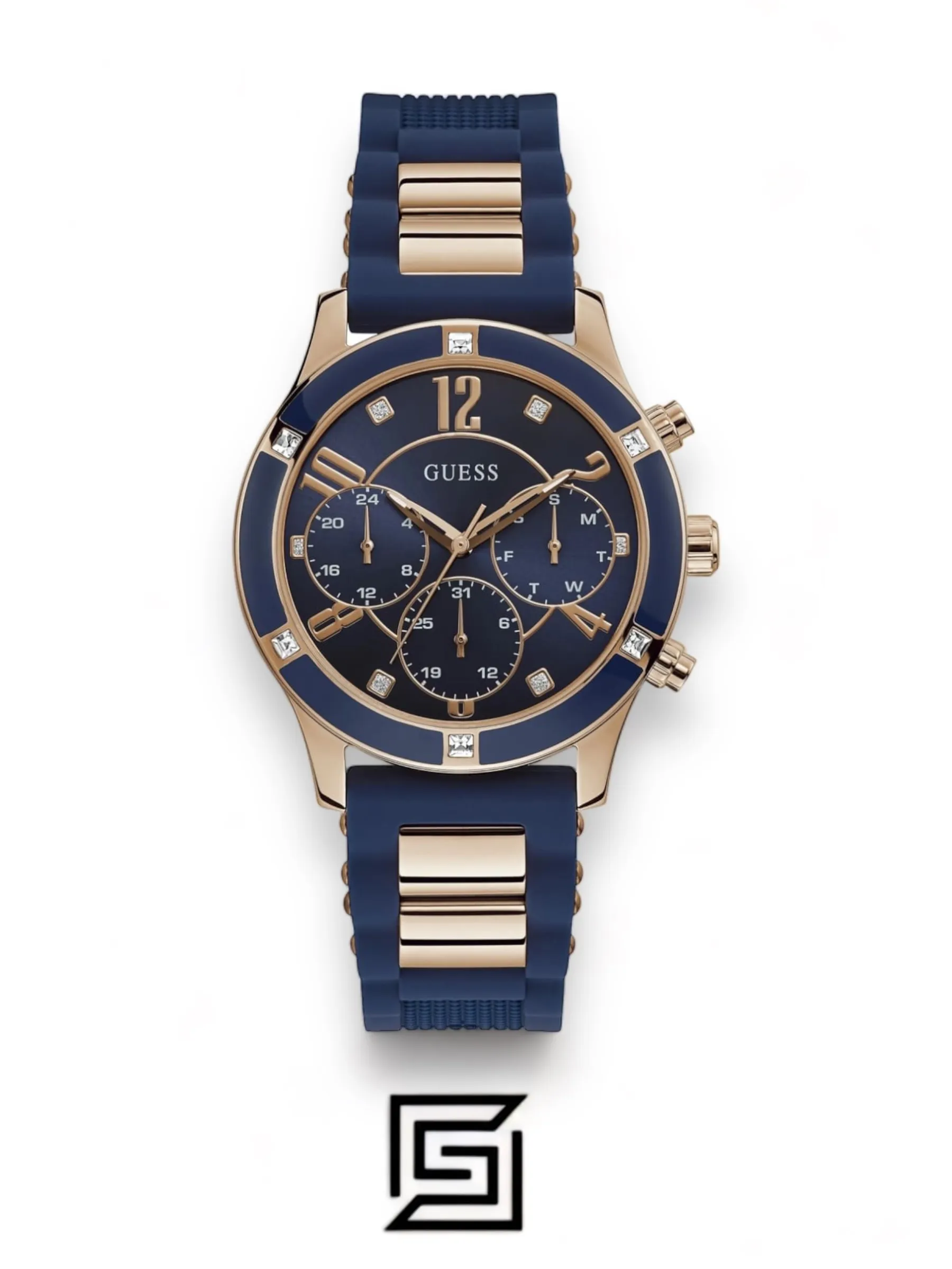 Original Watches,Women Guess watches Women's Silicone Chronograph Watch - W1234L4 Guess