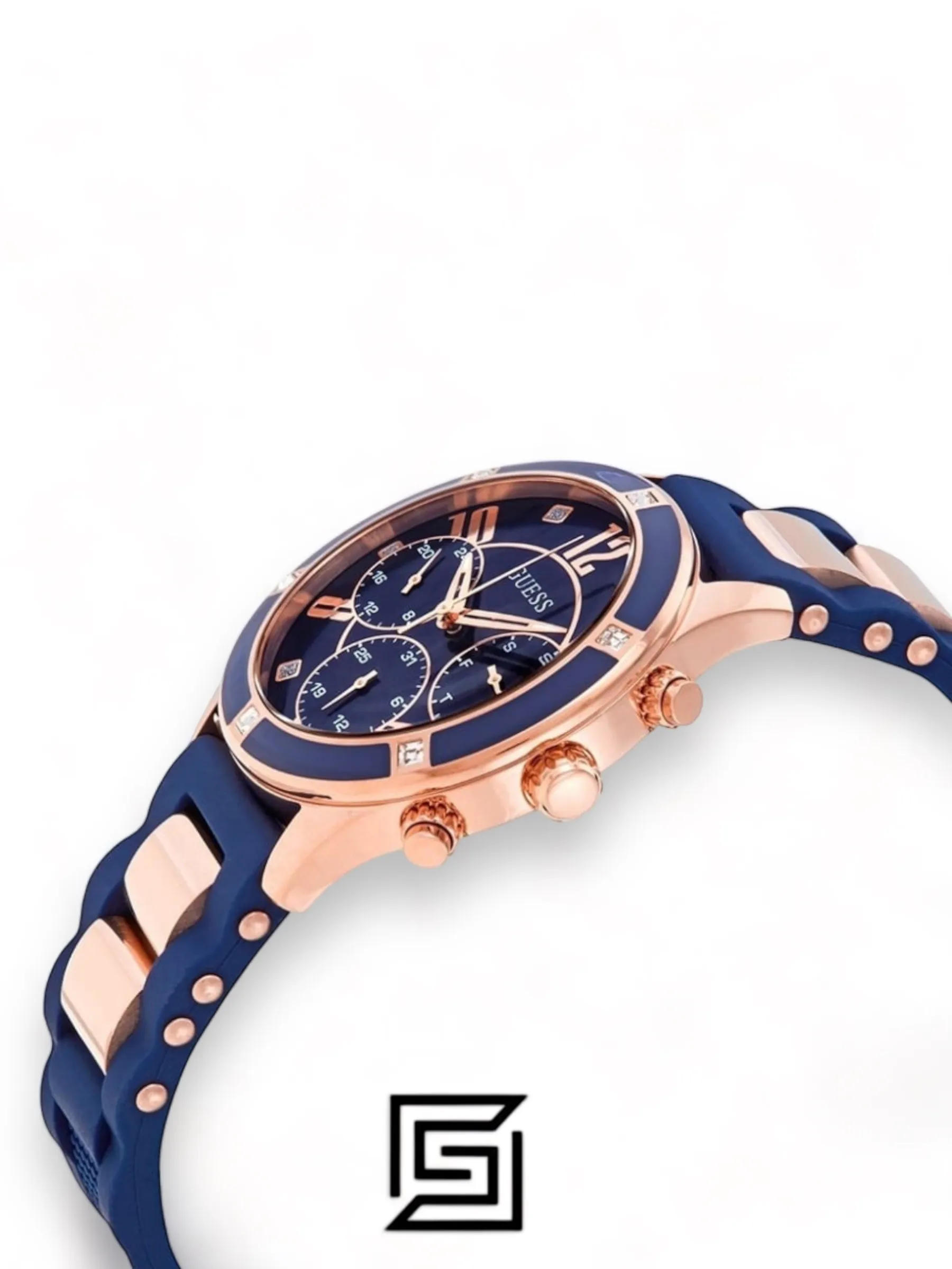 Original Watches,Women Guess watches Women's Silicone Chronograph Watch - W1234L4 Guess