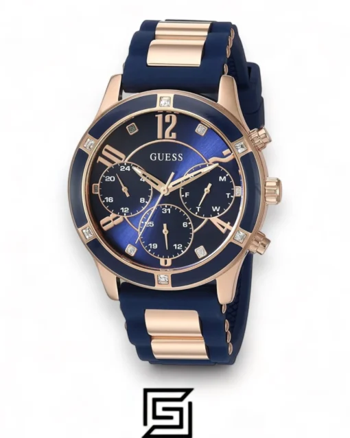 Original Watches,Women Guess watches Women's Silicone Chronograph Watch - W1234L4 Guess