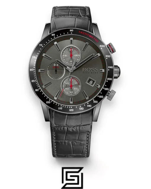 Men,Original Watches Hugo Boss watches Men's Black Dial Leather Band Watch - 1513445 Boss