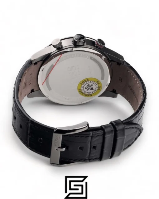 Men,Original Watches Hugo Boss watches Men's Black Dial Leather Band Watch - 1513445 Boss