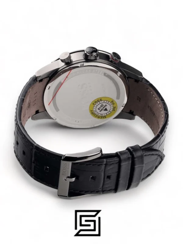 Men,Original Watches Hugo Boss watches Men's Black Dial Leather Band Watch - 1513445 Boss