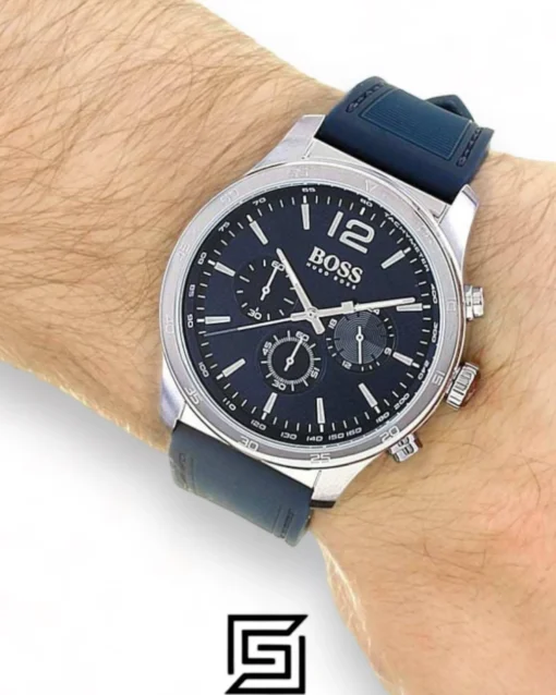 Men,Original Watches Hugo Boss original-watches Men's Blue Dial Rubber Band Watch - 1513526 Boss