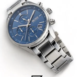 Men,Watches,Men,Original Watches Hugo Boss original-watches Grand Prix Men's Blue Dial Stainless Steel Band Watch - 1513478 Boss