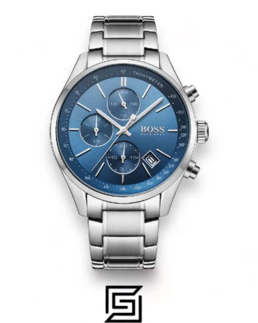 Men,Watches,Men,Original Watches Hugo Boss original-watches Grand Prix Men's Blue Dial Stainless Steel Band Watch - 1513478 Boss