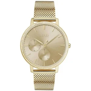 Original Watches,Women Hugo Boss w original-watches Infinity Analog Yellow Dial Women's Watch-1502520 Boss