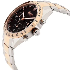 Men,Original Watches Hugo Boss original-watches 1513584 Black Talent Steel Two Tone Men's Watch Boss