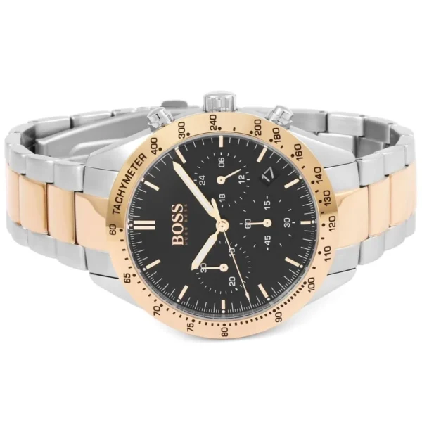 Men,Original Watches Hugo Boss original-watches 1513584 Black Talent Steel Two Tone Men's Watch Boss