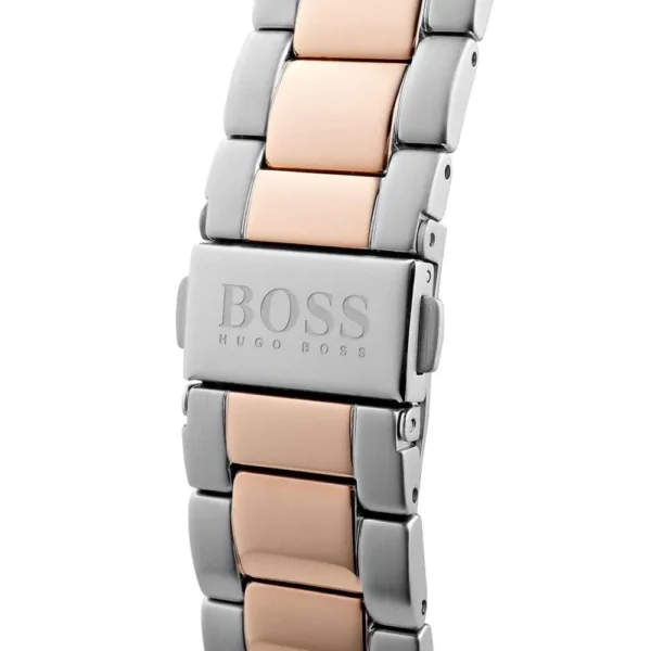 Men,Original Watches Hugo Boss original-watches 1513584 Black Talent Steel Two Tone Men's Watch Boss