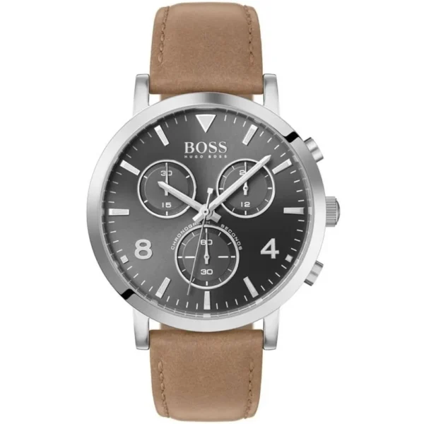 Men,Original Watches Hugo Boss original-watches Mens Quartz Watch, Chronograph Display And Leather Strap 1513691 Boss