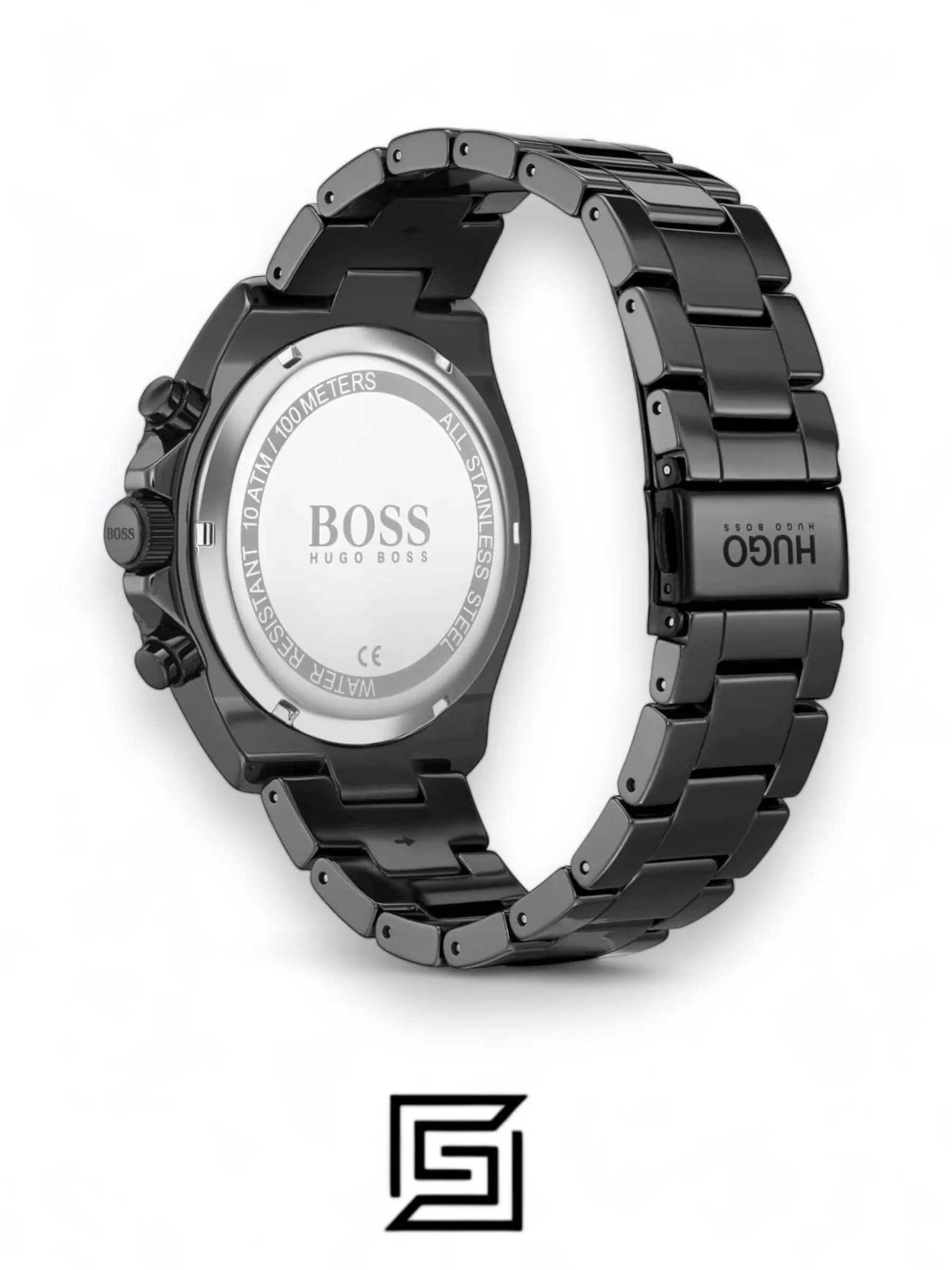 Men,Original Watches Hugo Boss original-watches Men's Analogue Quartz Watch with Ceramic Strap - 1513743 Boss