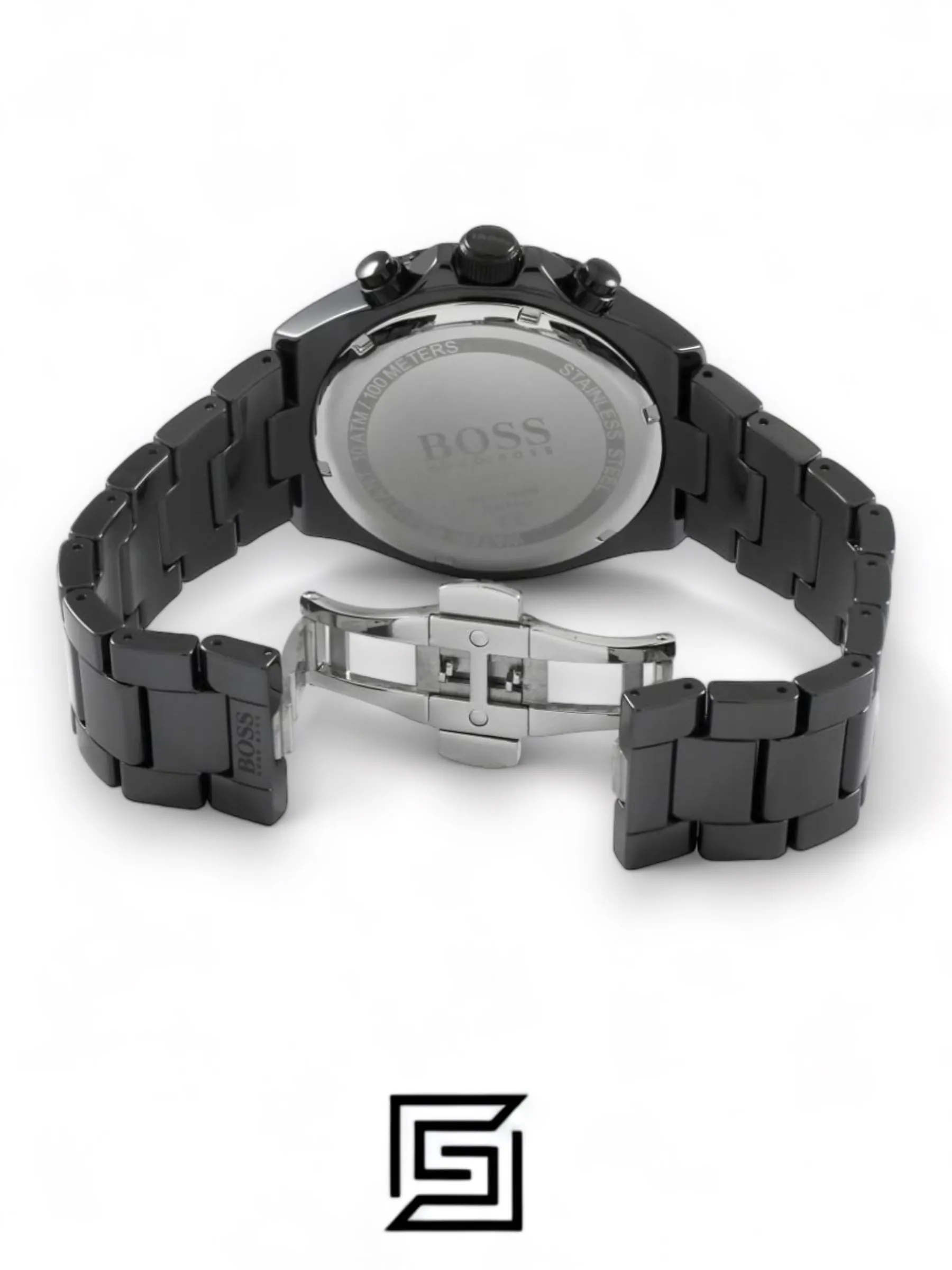 Men,Original Watches Hugo Boss original-watches Men's Analogue Quartz Watch with Ceramic Strap - 1513743 Boss