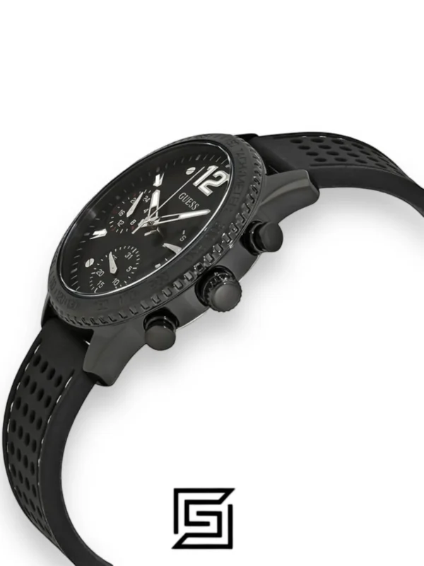 Original Watches,Women Guess original-watches Marina Women's Black Dial Silicone Band Watch - W1025L3 Guess