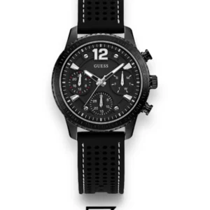 Original Watches,Women Guess original-watches Marina Women's Black Dial Silicone Band Watch - W1025L3 Guess