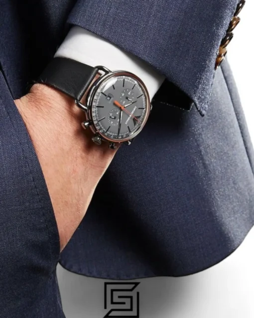 Men,Original Watches Armani watches Mens Chronograph Quartz Watch with Leather Strap - AR11168 Emporio Armani