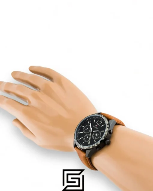 Men,Original Watches Tommy Hilfiger original-watches Leather Chronograph Round Analog Water Resistant - 1791470 Tommy Hilfiger