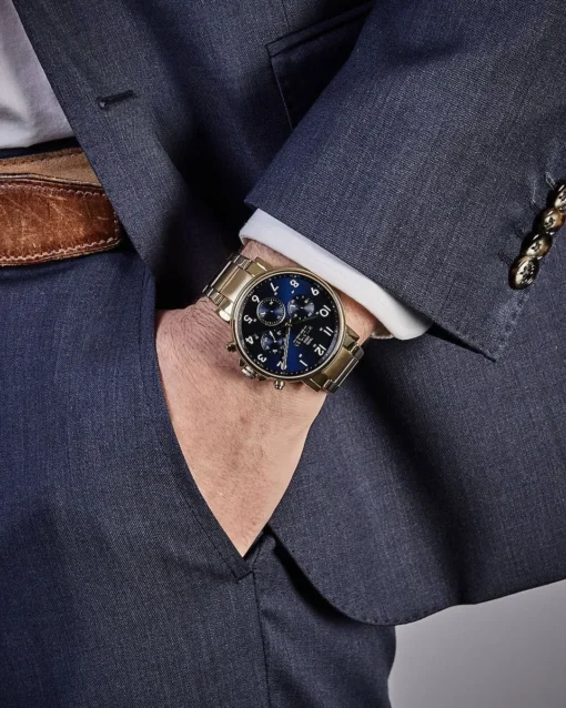 Men,Original Watches Tommy Hilfiger watches Men's Gold Chronograph Watch - 1710384 Tommy Hilfiger