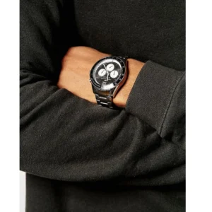 Men,Watches,Men,Original Watches Tommy Hilfiger original-watches Men's Black Dial Stainless Steel Band Watch - 1791120 Tommy Hilfiger