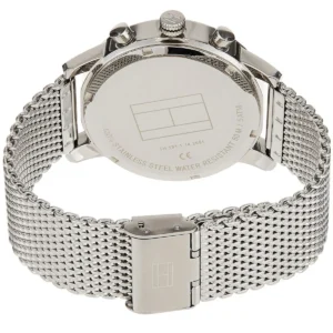 Men,Original Watches Tommy Hilfiger original-watches Analogue Multifunction Quartz Watch for Men with Silver Stainless Steel Mesh Bracelet - 1791292 Tommy Hilfiger
