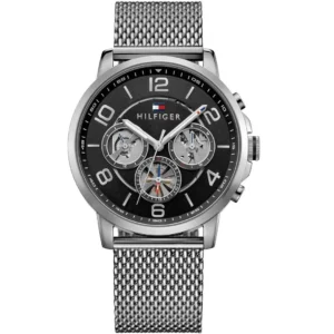 Men,Original Watches Tommy Hilfiger original-watches Analogue Multifunction Quartz Watch for Men with Silver Stainless Steel Mesh Bracelet - 1791292 Tommy Hilfiger