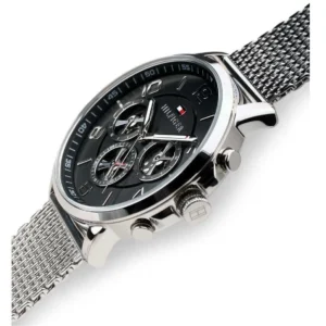 Men,Original Watches Tommy Hilfiger original-watches Analogue Multifunction Quartz Watch for Men with Silver Stainless Steel Mesh Bracelet - 1791292 Tommy Hilfiger