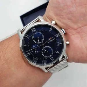 Men,Original Watches Tommy Hilfiger original-watches Men's 1791398 Sophisticated Sport Analog Display Quartz Silver Watch Tommy Hilfiger