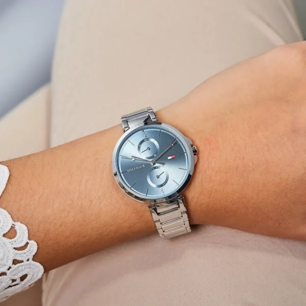 Watches,Women,Original Watches,Women Tommy Hilfiger watches Womens Quartz Watch, Chronograph Display And Stainless Steel Strap 1782126 Tommy Hilfiger