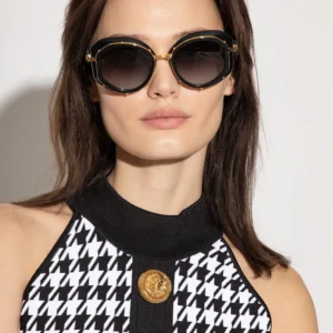 Sunglasses,Women Balmain BLACK ‘BRIGITTE’ SUNGLASSES Balenciaga