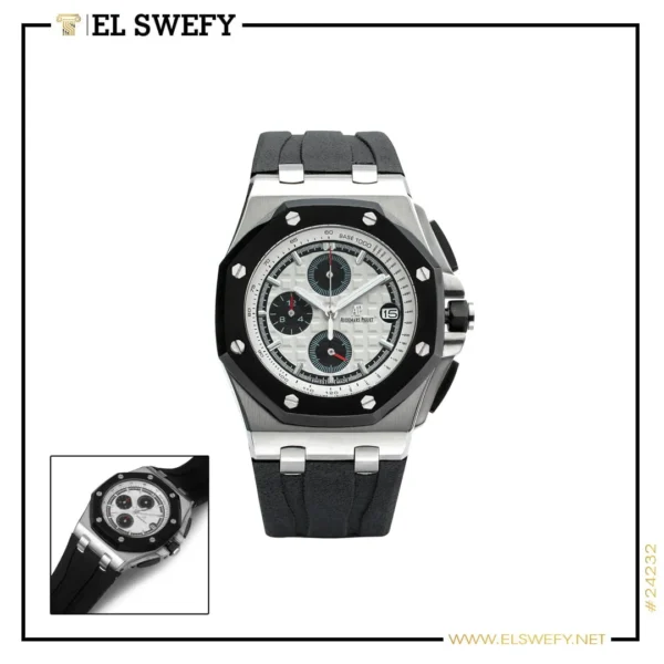 Men,Watches Audemars Piguet watches J03109-R/BLACK X WHITE Audemars Piguet