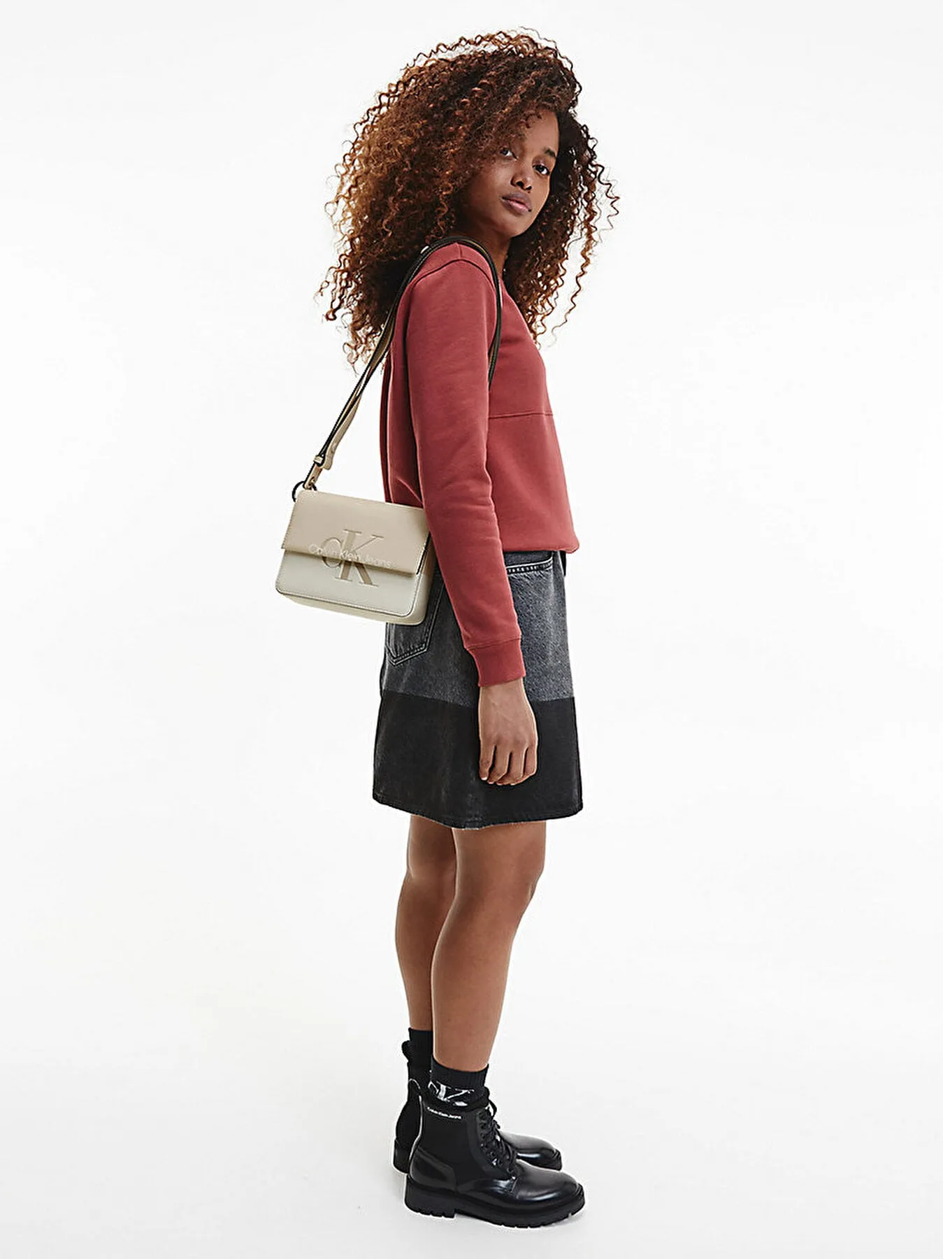 Bags,Leather,Women Calvin Klein bags Sculpted Narrow Strap Cross Body K60K60977102X Calvin Klein
