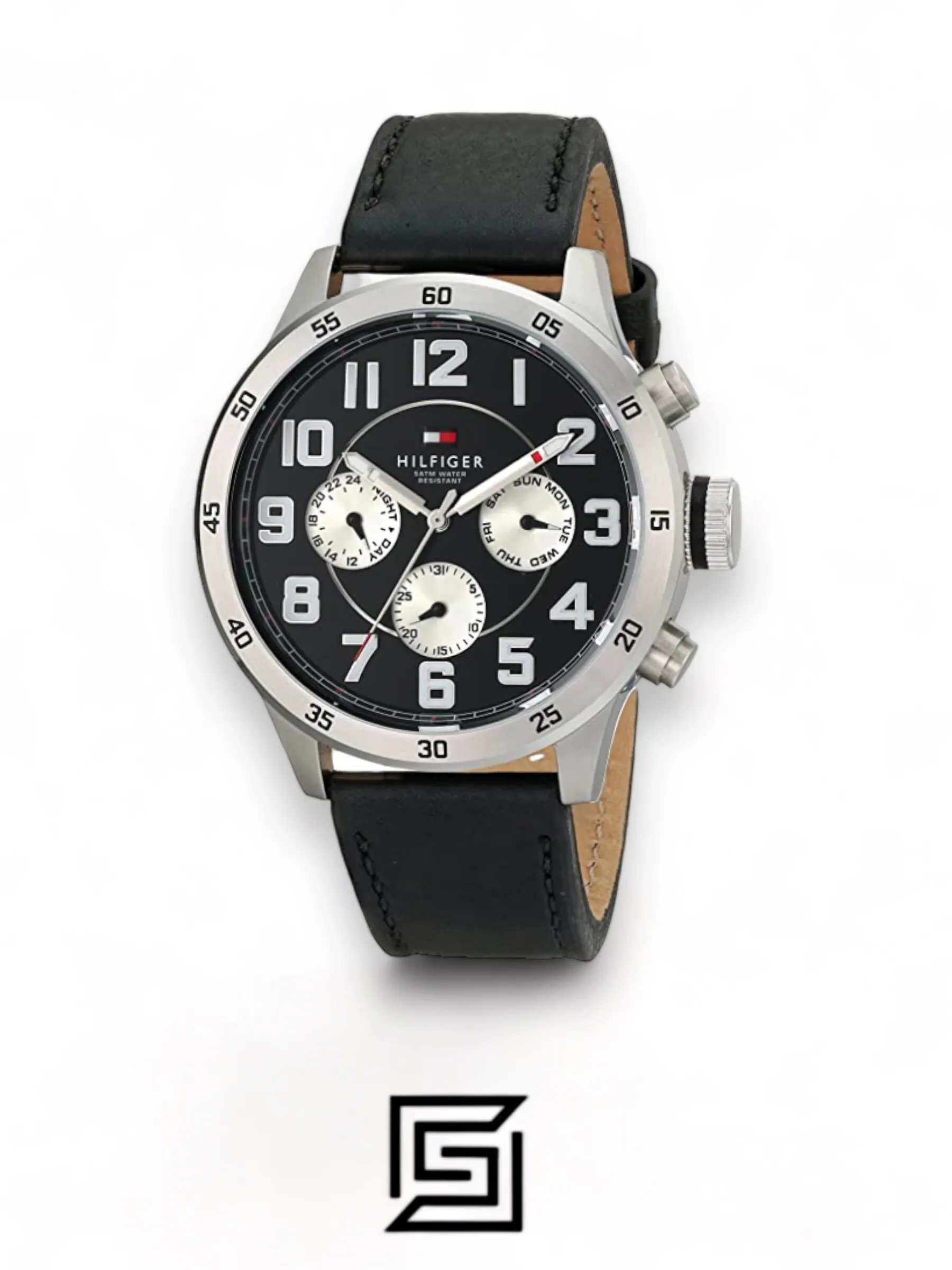 Men,Original Watches Tommy Hilfiger original-watches Leather Chronograph Mens Watch - 1791050 Tommy Hilfiger