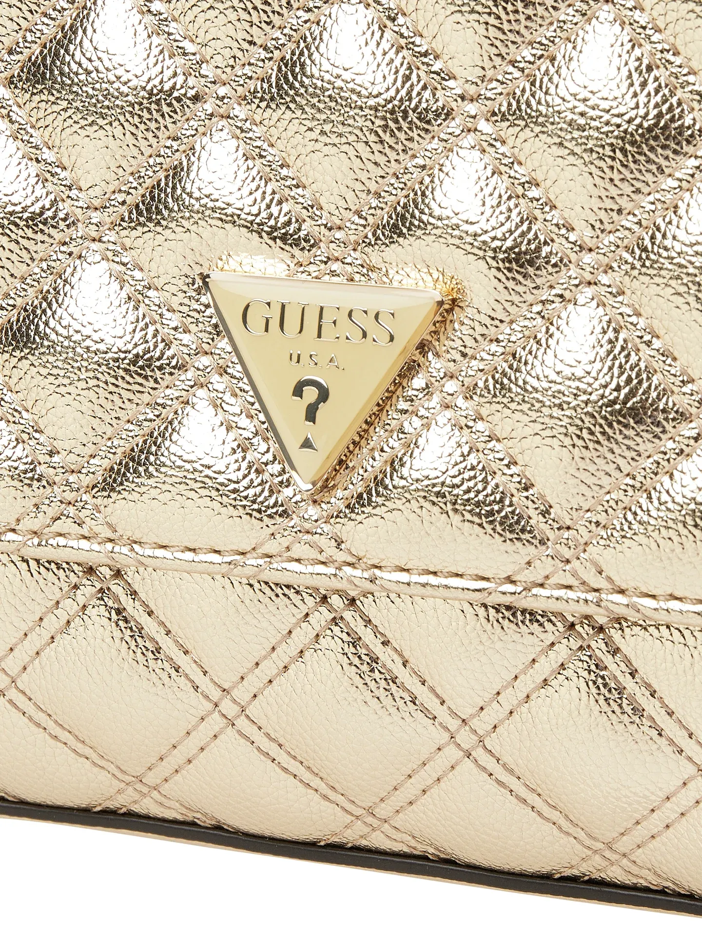 Bags,Leather,Women bags Guess Cessily Shoulder Bag and Trotter Verne Gold HWMG7679210 GOL Guess