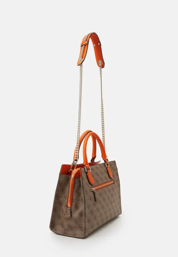 Bags,Leather,Women Guess bags ALISA GIRLFRIEND SATCHEL - Handbag GU151H38Z-B11 ORANGE Guess