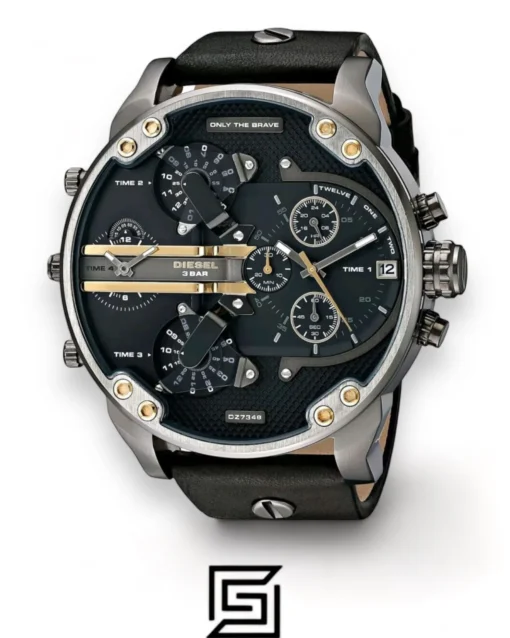 Men,Original Watches Diesel watches Men's Mr.Daddy Water Resistant Chronograph Watch DZ7348 Diesel