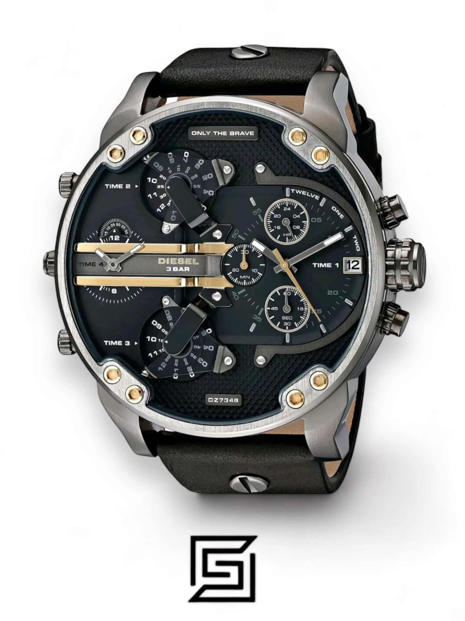 Men,Original Watches Diesel watches Men's Mr.Daddy Water Resistant Chronograph Watch DZ7348 Diesel