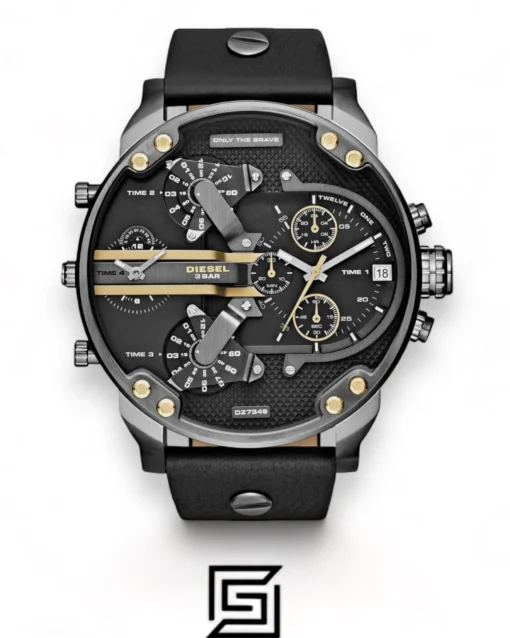 Men,Original Watches Diesel watches Men's Mr.Daddy Water Resistant Chronograph Watch DZ7348 Diesel