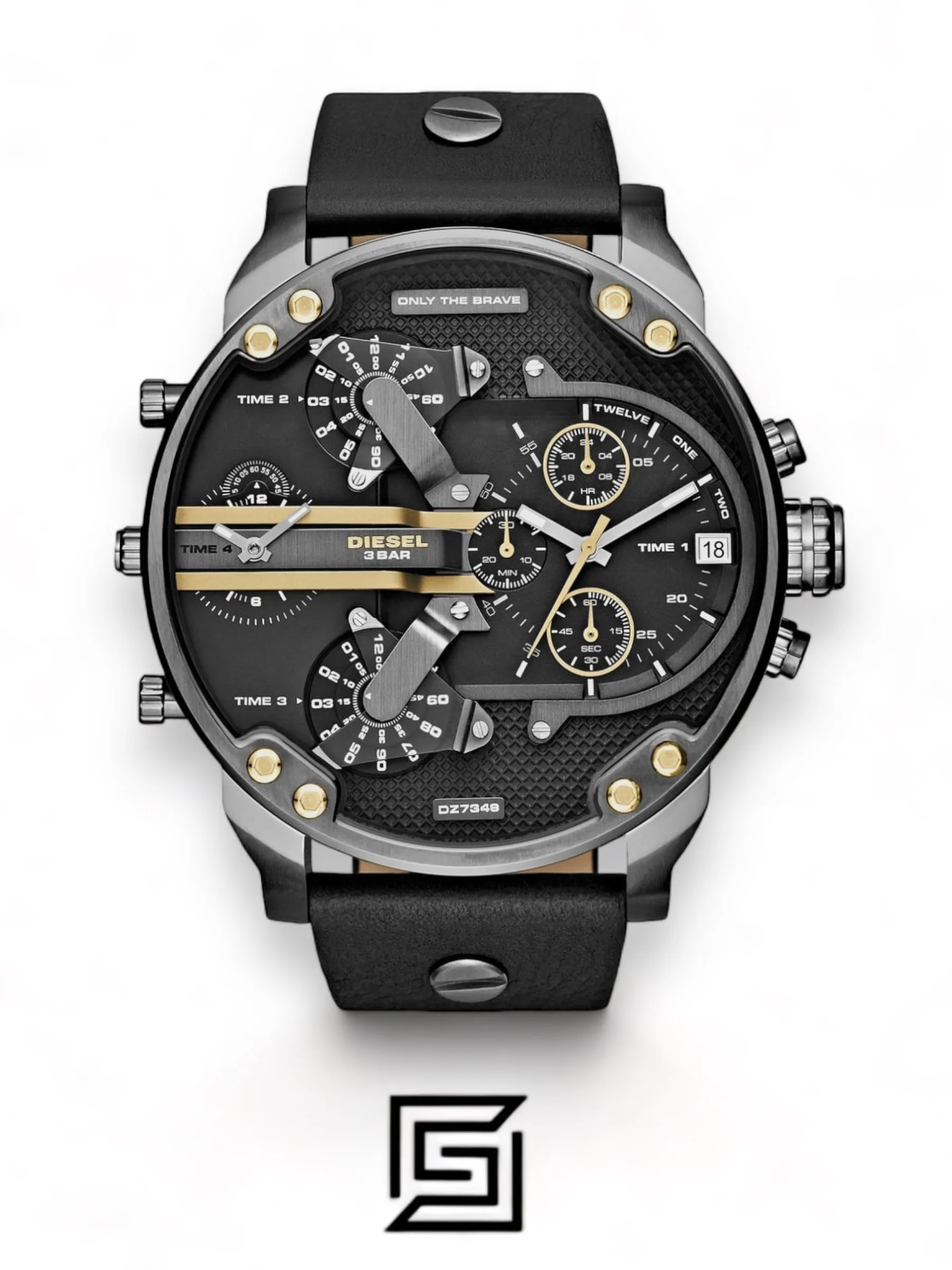 Men,Original Watches Diesel watches Men's Mr.Daddy Water Resistant Chronograph Watch DZ7348 Diesel
