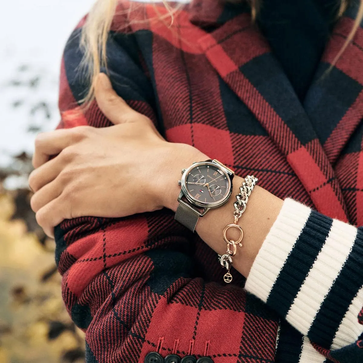 Original Watches,Women Tommy Hilfiger original-watches Women's Quartz Stainless Steel and Mesh - 1782304 Tommy Hilfiger