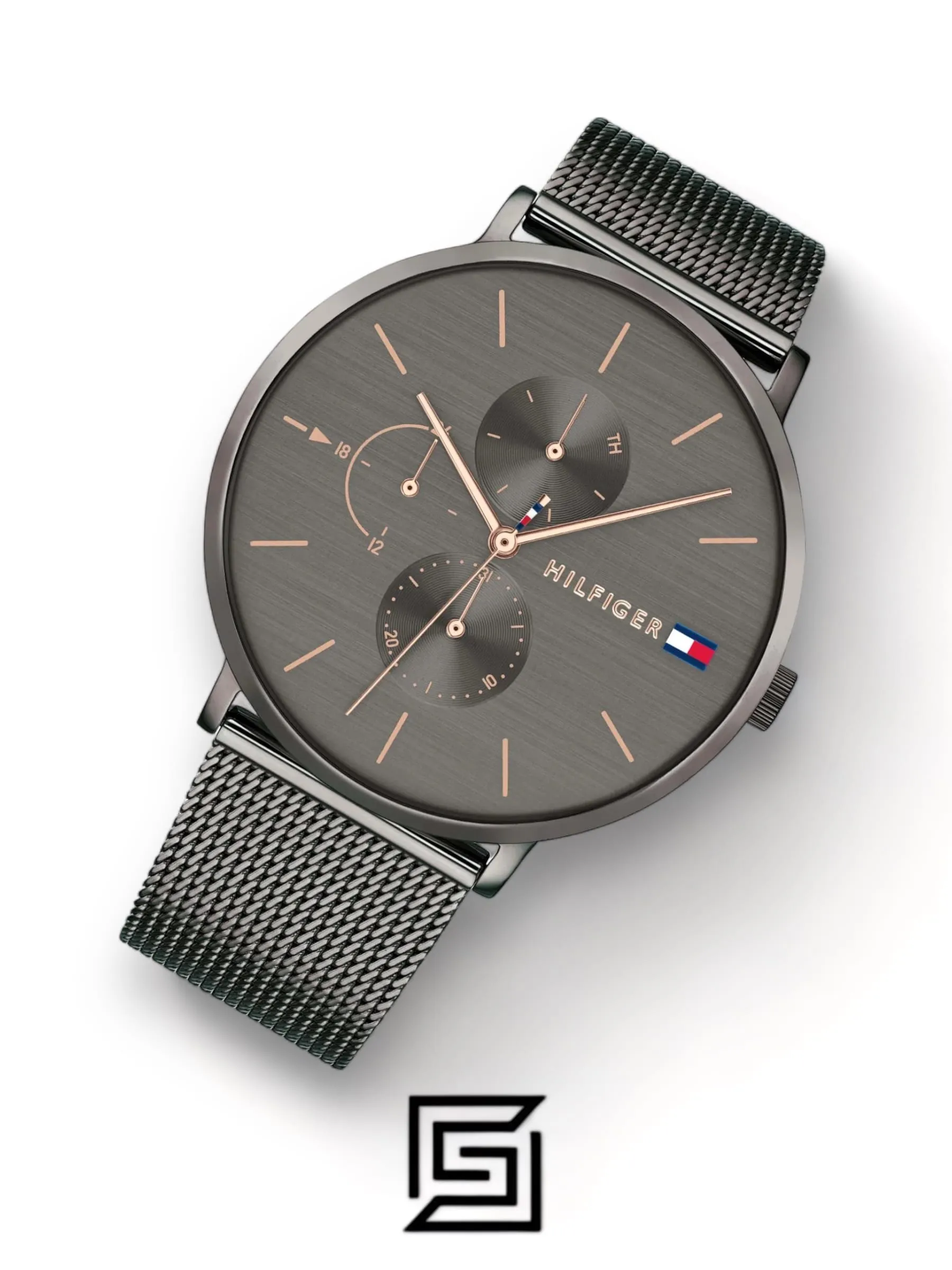 Original Watches,Women Tommy Hilfiger watches Ladies Analog Black Business Quartz - 1781945 Tommy Hilfiger