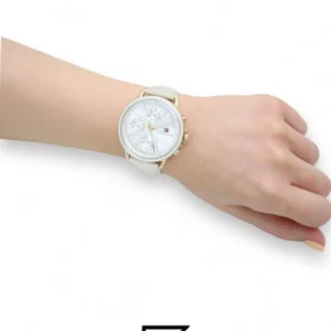 Original Watches,Women Tommy Hilfiger watches Women's Multi dial Watch with Leather Strap 1781790 Tommy Hilfiger