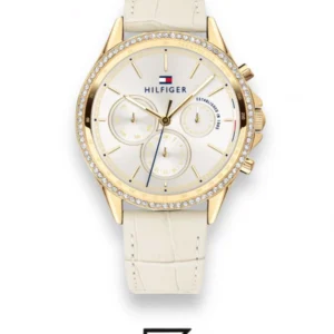 Original Watches,Women Tommy Hilfiger original-watches Womens Multi dial Quartz Watch with Leather Strap 1781982 Tommy Hilfiger