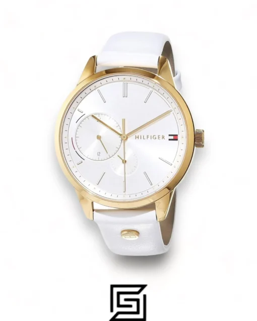 Original Watches,Women Tommy Hilfiger original-watches Leather Round Analog Water Resistant Watch for Women - 1782018 Tommy Hilfiger