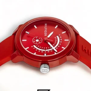 Men,Original Watches Tommy Hilfiger watches Men's Denim Quartz Watch with Silicone Strap - 1791480 Tommy Hilfiger