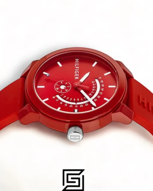 Men,Original Watches Tommy Hilfiger watches Men's Denim Quartz Watch with Silicone Strap - 1791480 Tommy Hilfiger