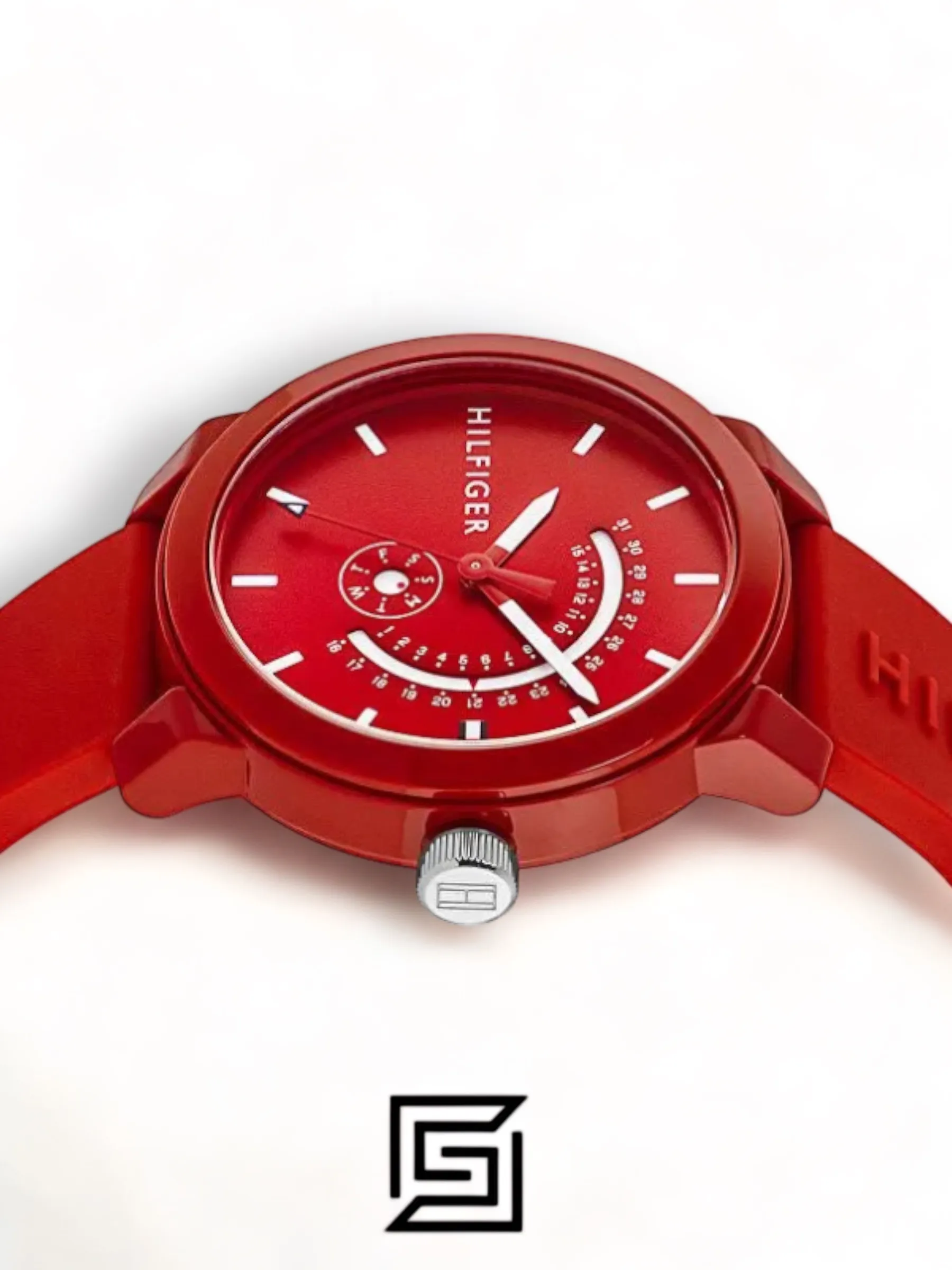 Men,Original Watches Tommy Hilfiger watches Men's Denim Quartz Watch with Silicone Strap - 1791480 Tommy Hilfiger