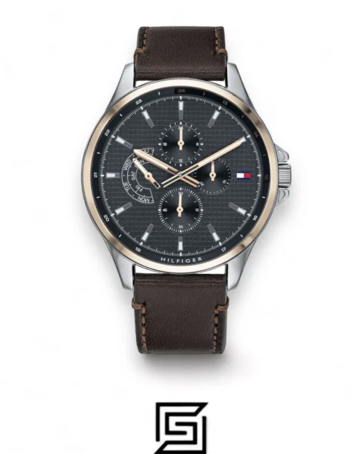 Men,Original Watches Tommy Hilfiger original-watches Tommy Shawn Men's Grey Dial Stainless Steel Watch - 1791615 Tommy Hilfiger