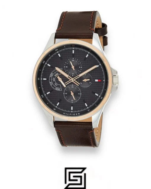 Men,Original Watches Tommy Hilfiger original-watches Tommy Shawn Men's Grey Dial Stainless Steel Watch - 1791615 Tommy Hilfiger