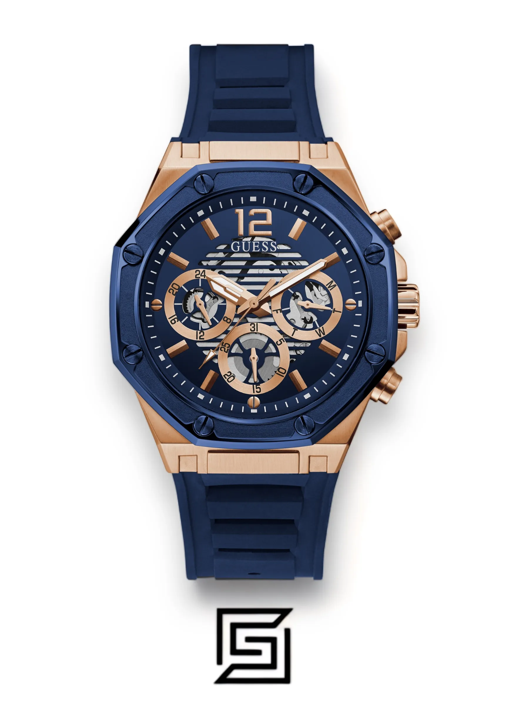 Men,Original Watches Guess original-watches Chronograph Blue Dial Watch - GW0263G2 Guess