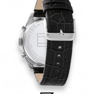 Men,Watches,Men,Original Watches original-watches Tommy Hilfiger Analogue Multifunction Quartz Watch for Men with Black Leather Strap - 1710449 Tommy Hilfiger